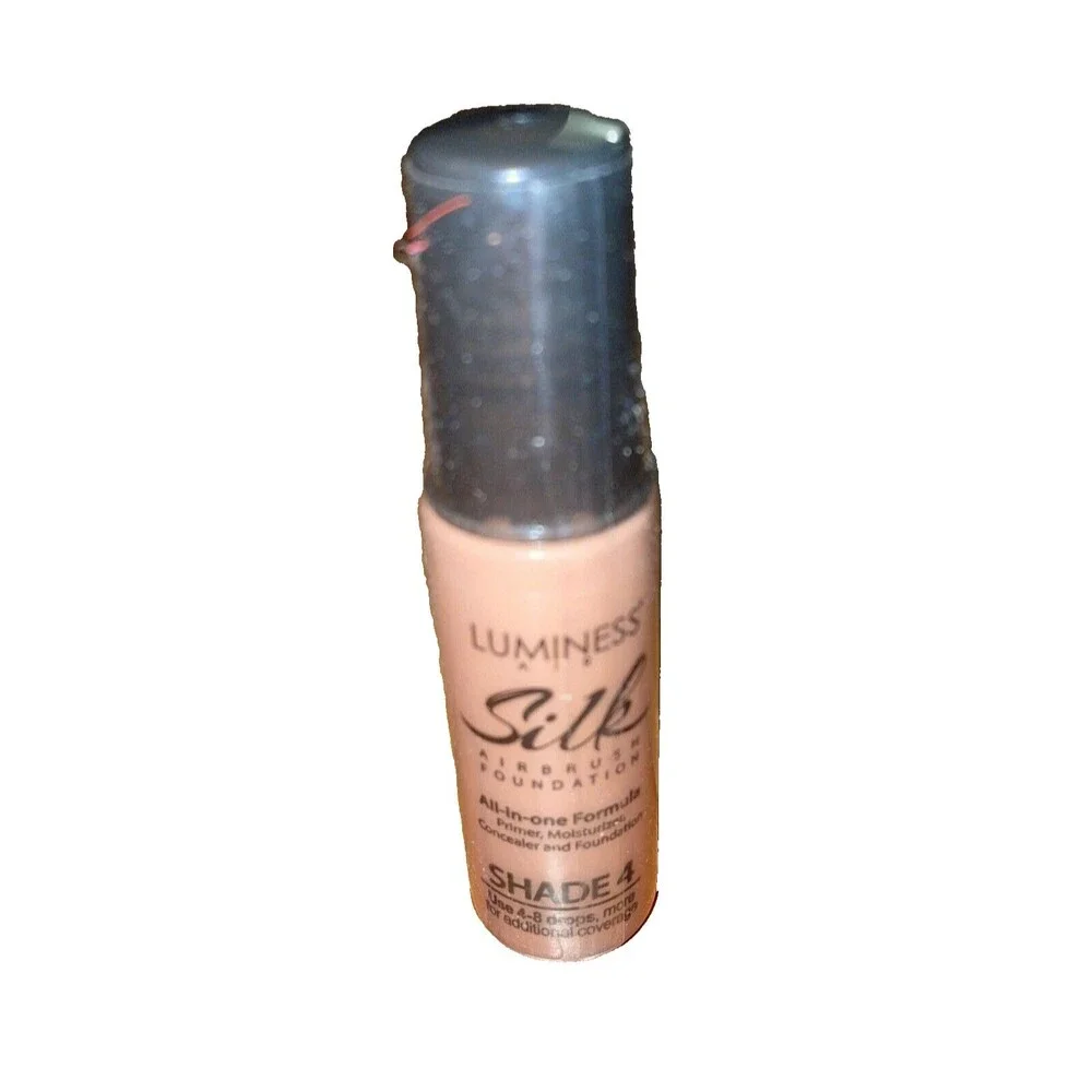 Luminess Silk Airbrush Foundation Shade 4 .55 fl oz Sealed Unused Make-up